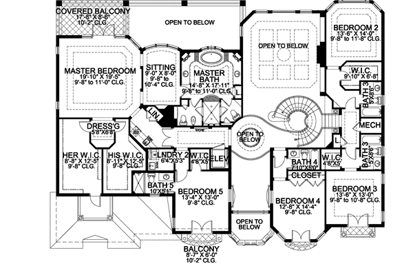 Upper/Second Floor Plan:37-189