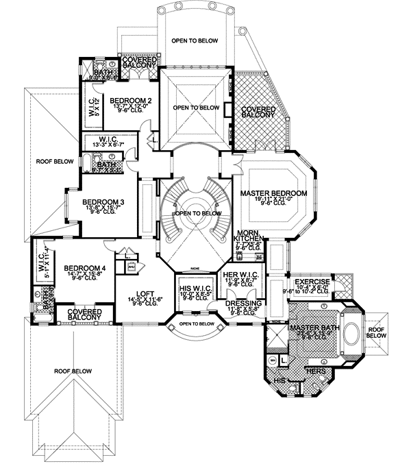 Upper/Second Floor Plan:37-196