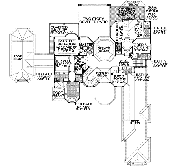 Upper/Second Floor Plan:37-199