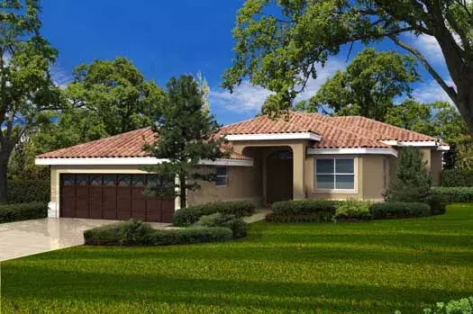 Florida house plans 37-210 - front exterior, 2,777 sq ft, 3 bed, 3 bath house plans | Monster House Plans