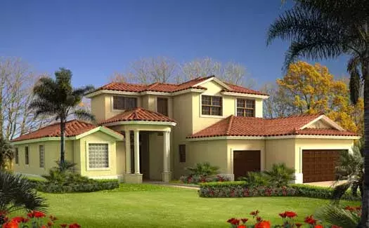 Florida house plans 37-225 - front exterior, 2,543 sq ft, 4 bed, 3 bath house plans | Monster House Plans