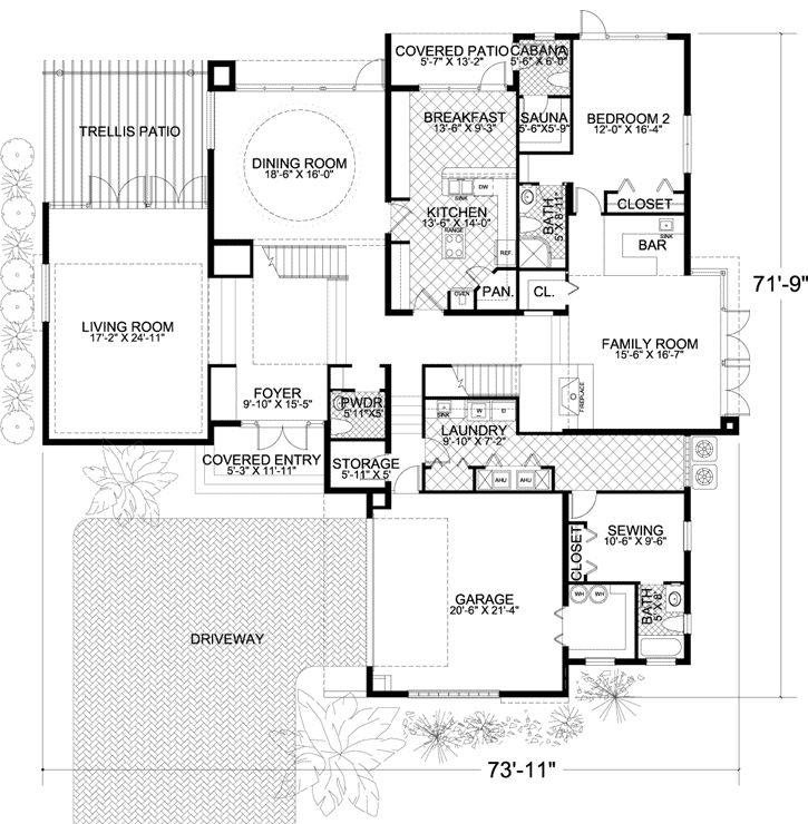 Main Floor Plan: 37-240