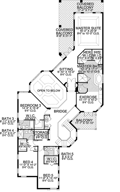 Upper/Second Floor Plan:37-242