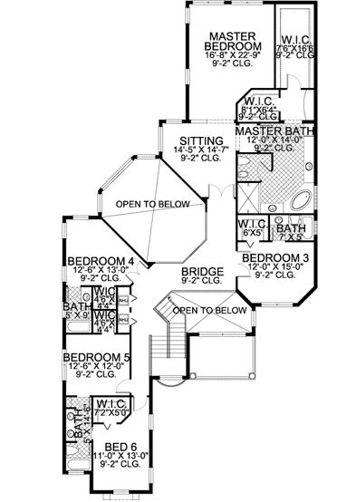 Upper/Second Floor Plan:37-246