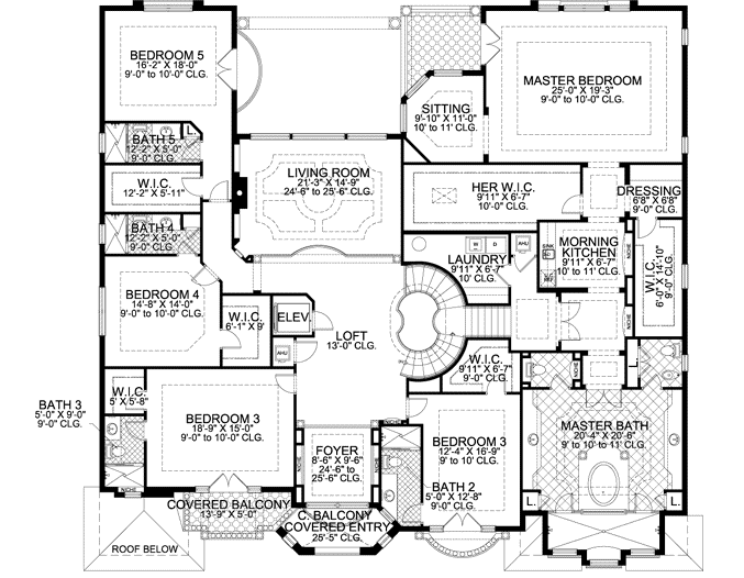 Upper/Second Floor Plan:37-249