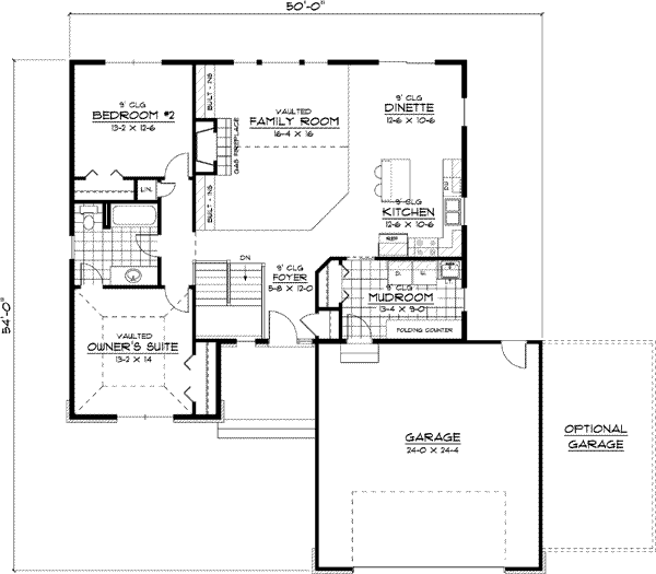 Main Floor Plan: 38-105