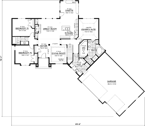 Main Floor Plan: 38-133
