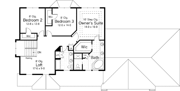 Upper/Second Floor Plan:38-172