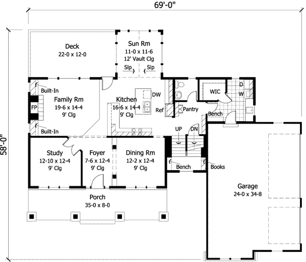 Main Floor Plan: 38-174