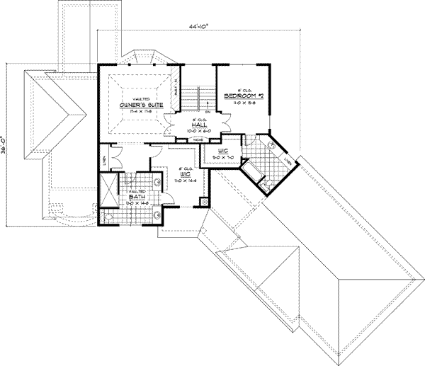 Upper/Second Floor Plan:38-187