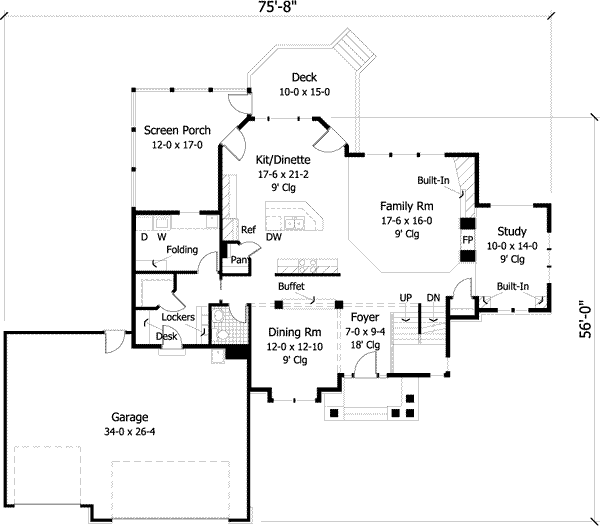Main Floor Plan: 38-194