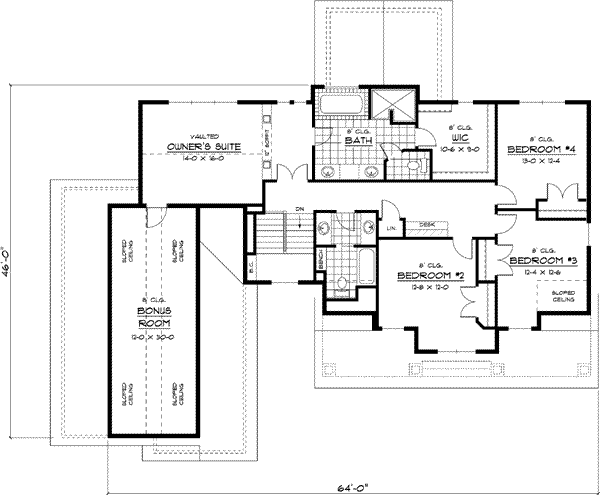 Upper/Second Floor Plan:38-196