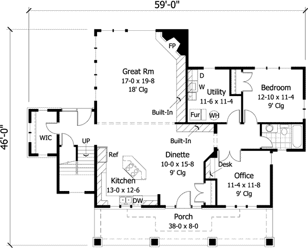 Main Floor Plan: 38-204
