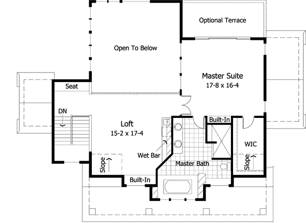 Upper/Second Floor Plan:38-204