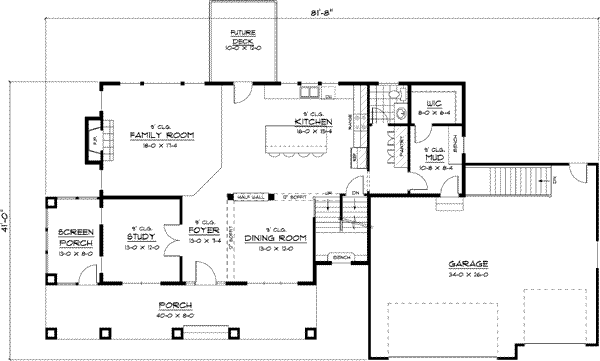 Main Floor Plan: 38-208