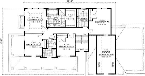 Upper/Second Floor Plan:38-208