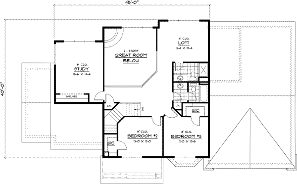 Upper/Second Floor Plan:38-210