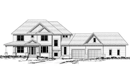 Traditional house plans 38-213 - front exterior, 3,157 sq ft, 3 bed, 2 bath house plans | Monster House Plans