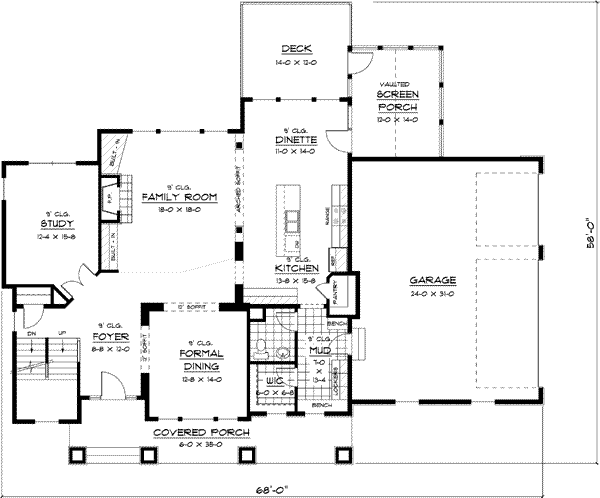 Main Floor Plan: 38-238