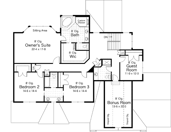 Upper/Second Floor Plan:38-241