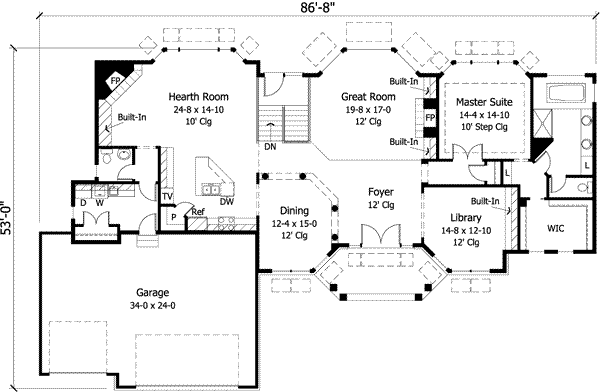 Main Floor Plan: 38-249