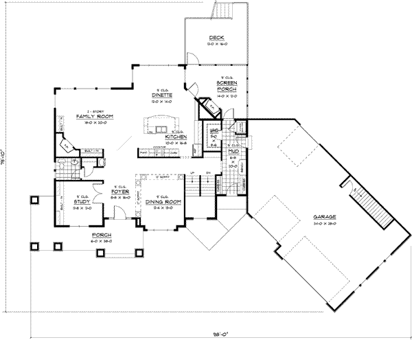 Main Floor Plan: 38-253
