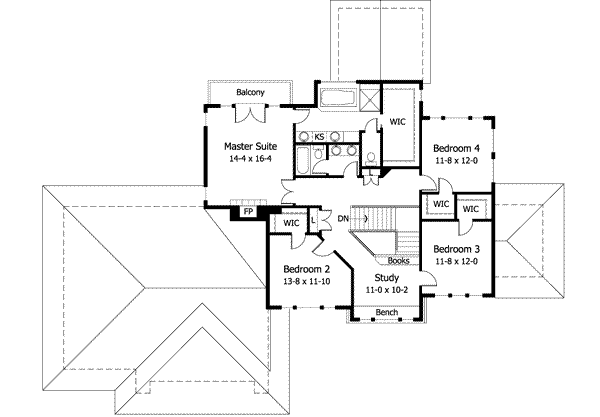Upper/Second Floor Plan:38-255