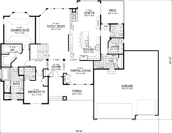 Main Floor Plan: 38-257