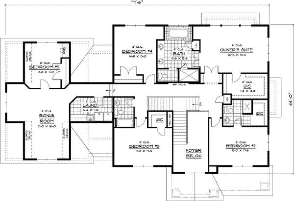 Upper/Second Floor Plan:38-259