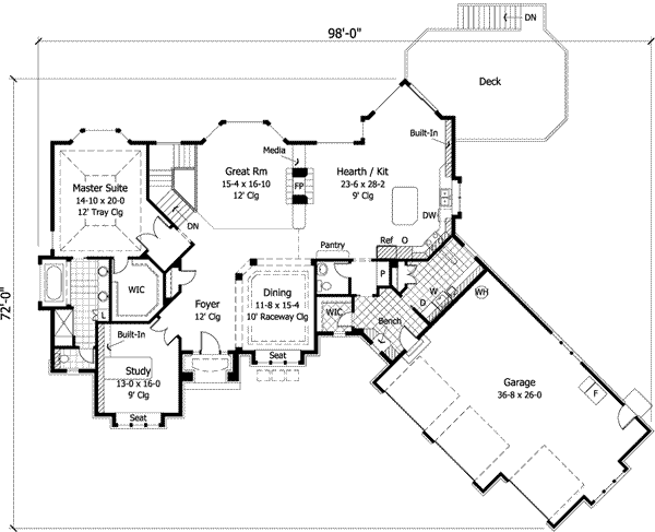 Main Floor Plan: 38-261