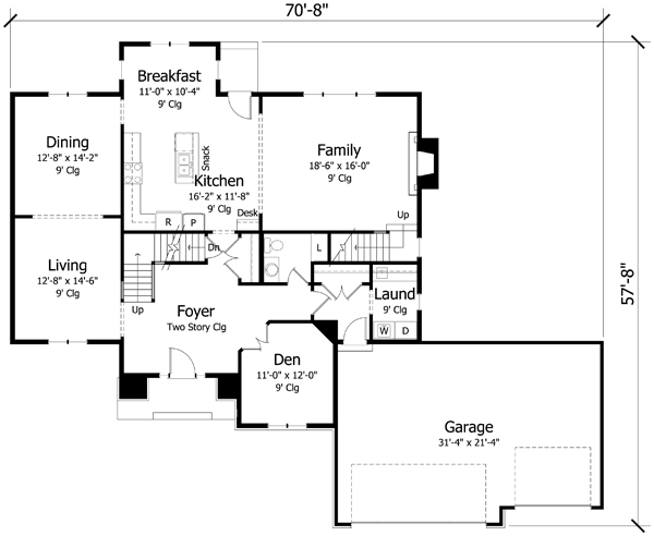 Main Floor Plan: 38-318