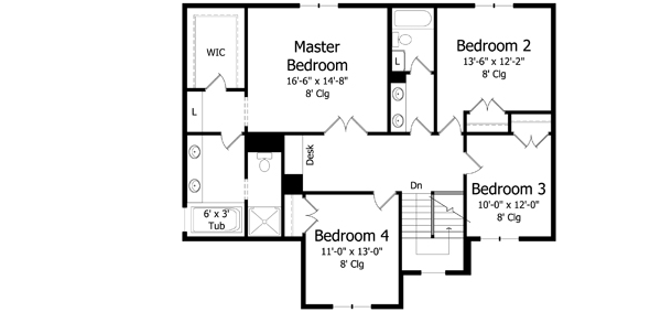 Upper/Second Floor Plan:38-327