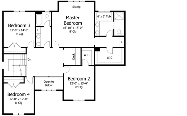 Upper/Second Floor Plan:38-330