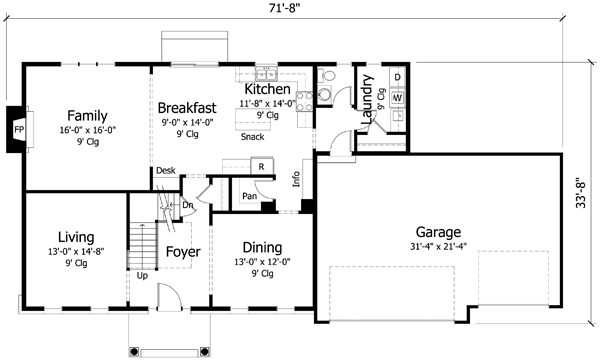 Main Floor Plan: 38-332