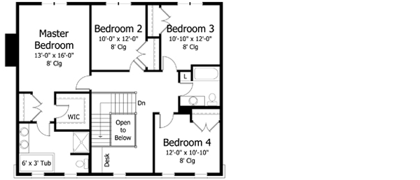 Upper/Second Floor Plan:38-332