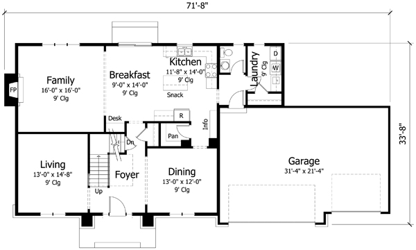 Main Floor Plan: 38-333