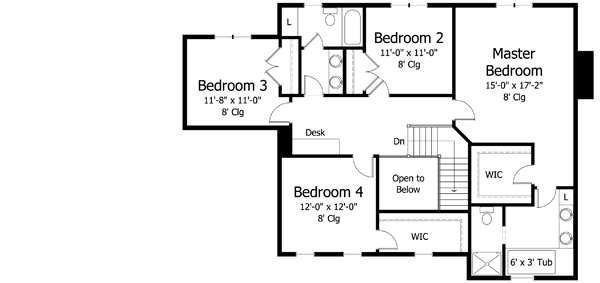 Upper/Second Floor Plan:38-335