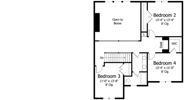 Traditional Style Floor Plans 38-346
