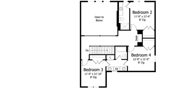 Traditional Style House Plans 38-351