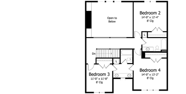 Upper/Second Floor Plan:38-354