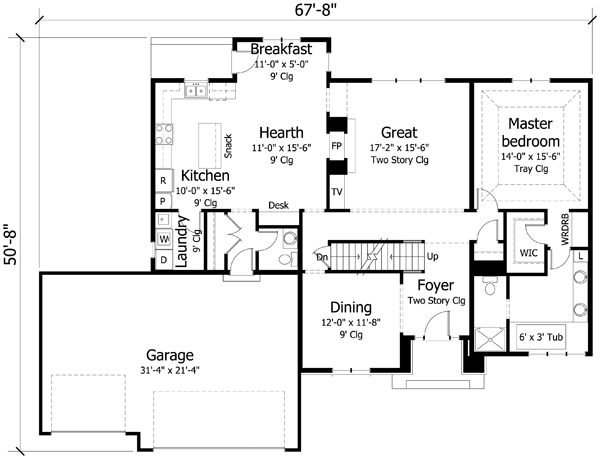 Main Floor Plan: 38-369