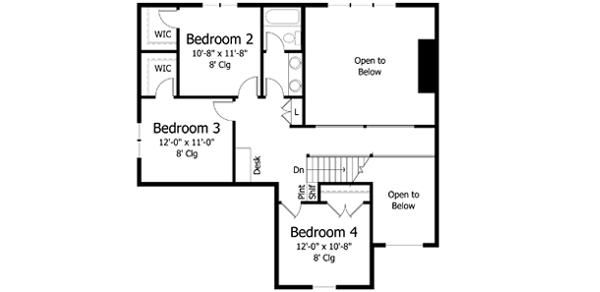 Upper/Second Floor Plan:38-370