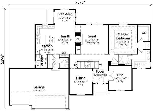 Main Floor Plan: 38-374