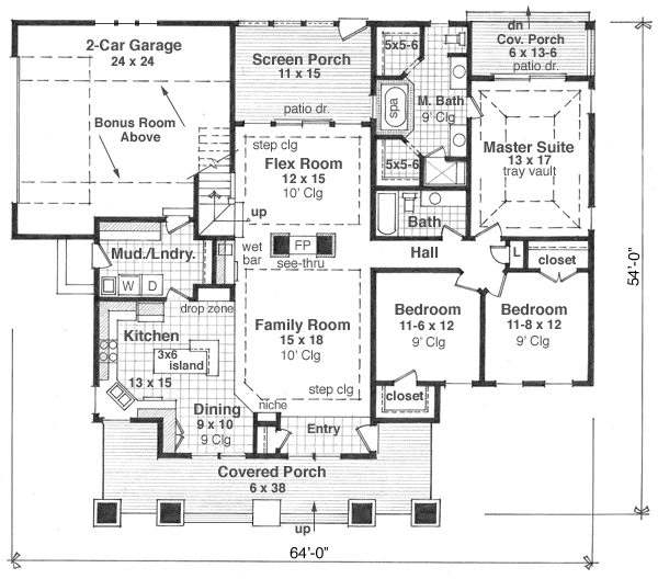 Main Floor Plan: 38-502