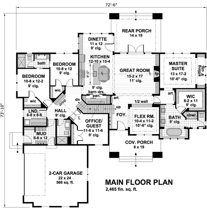 Main Floor Plan: 38-516