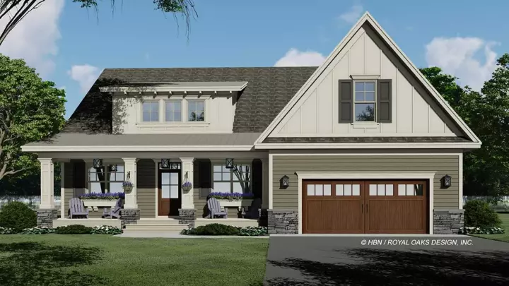 Traditional house plans 38-601 - front exterior, 3,010 sq ft, 4 bed, 3 bath house plans | Monster House Plans