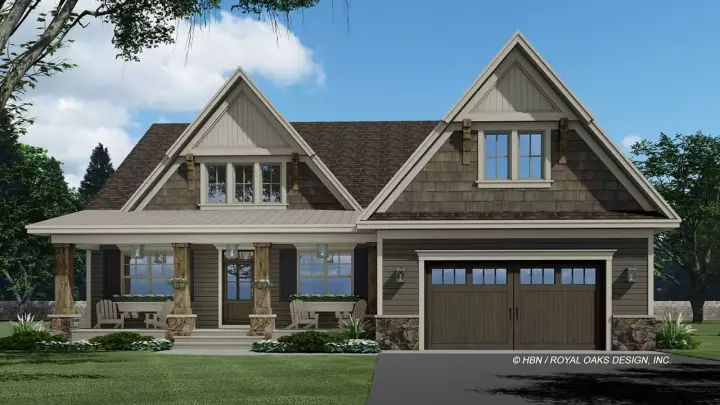 Traditional house plans 38-603 - front exterior, 3,503 sq ft, 5 bed, 3 bath house plans | Monster House Plans
