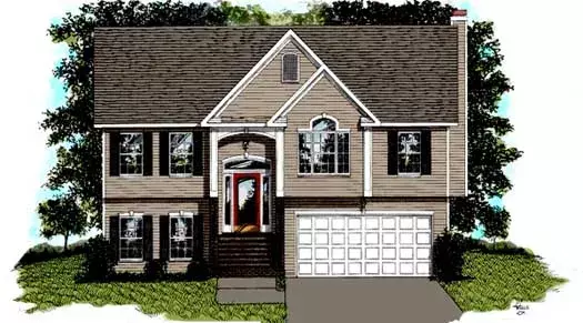 Traditional house plans 4-103 - front exterior, 999 sq ft, 2 bed, 2 bath house plans | Monster House Plans