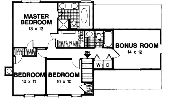 Upper/Second Floor Plan:4-114