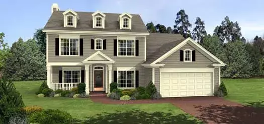 Southern Colonial house plans 4-138 - front exterior, 1,695 sq ft, 3 bed, 2 bath house plans | Monster House Plans